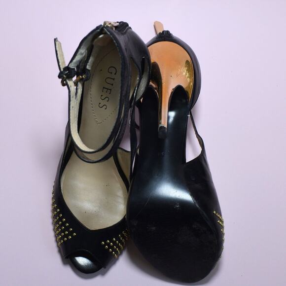 GUESS Women's  Peep Toe Mary Jane Size 8M - Picture 2 of 6